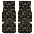 Aboriginal Australian Pattern Print Front and Back Car Floor Mats
