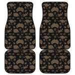 Aboriginal Australian Pattern Print Front and Back Car Floor Mats