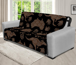 Aboriginal Australian Pattern Print Futon Protector