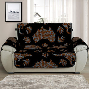 Aboriginal Australian Pattern Print Half Sofa Protector