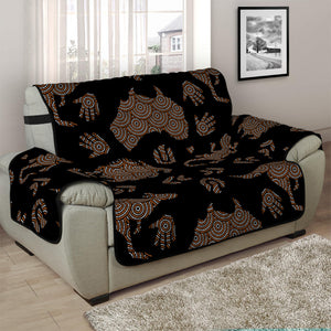 Aboriginal Australian Pattern Print Half Sofa Protector