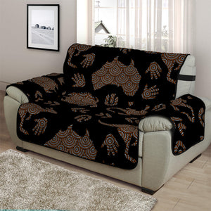 Aboriginal Australian Pattern Print Half Sofa Protector