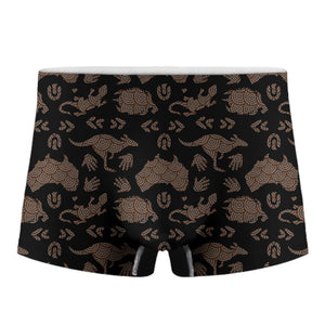 Aboriginal Australian Pattern Print Men's Boxer Briefs