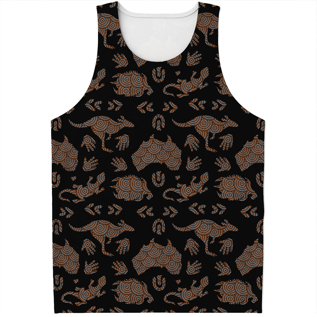 Aboriginal Australian Pattern Print Men's Tank Top