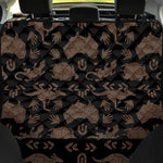 Aboriginal Australian Pattern Print Pet Car Back Seat Cover