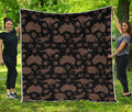 Aboriginal Australian Pattern Print Quilt