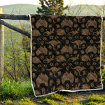 Aboriginal Australian Pattern Print Quilt