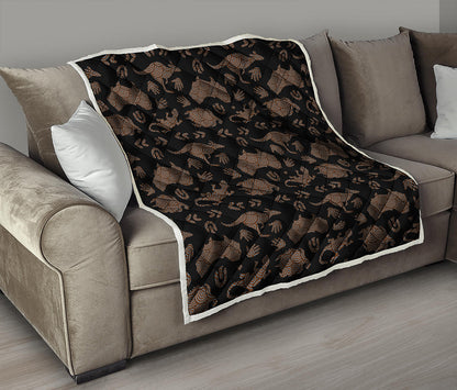 Aboriginal Australian Pattern Print Quilt