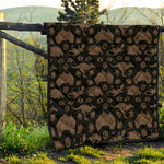 Aboriginal Australian Pattern Print Quilt