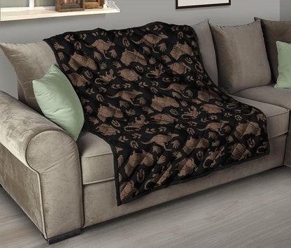Aboriginal Australian Pattern Print Quilt