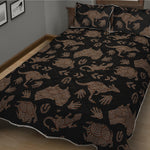 Aboriginal Australian Pattern Print Quilt Bed Set
