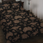 Aboriginal Australian Pattern Print Quilt Bed Set