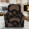 Aboriginal Australian Pattern Print Recliner Slipcover