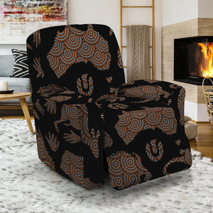 Aboriginal Australian Pattern Print Recliner Slipcover