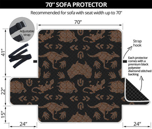 Aboriginal Australian Pattern Print Sofa Protector