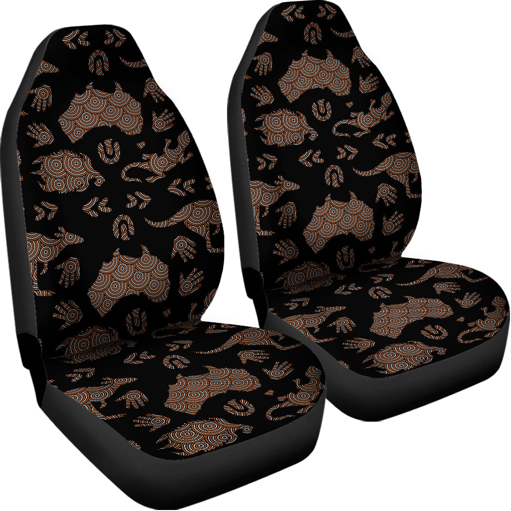 Aboriginal Australian Pattern Print Universal Fit Car Seat Covers