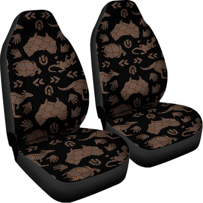 Aboriginal Australian Pattern Print Universal Fit Car Seat Covers