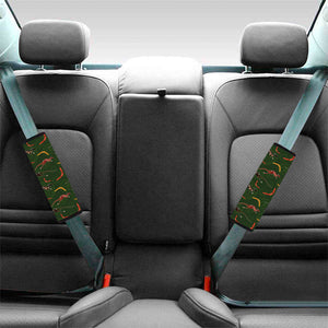 Aboriginal Boomerang And Kangaroo Print Car Seat Belt Covers