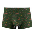 Aboriginal Boomerang And Kangaroo Print Men's Boxer Briefs