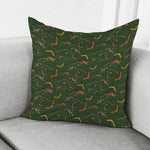 Aboriginal Boomerang And Kangaroo Print Pillow Cover