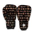 Aboriginal Boomerang Pattern Print Boxing Gloves
