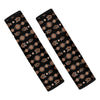 Aboriginal Boomerang Pattern Print Car Seat Belt Covers