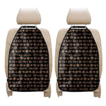 Aboriginal Boomerang Pattern Print Car Seat Organizers