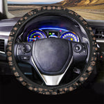 Aboriginal Boomerang Pattern Print Car Steering Wheel Cover