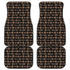 Aboriginal Boomerang Pattern Print Front and Back Car Floor Mats