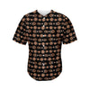 Aboriginal Boomerang Pattern Print Men's Baseball Jersey