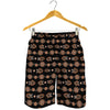 Aboriginal Boomerang Pattern Print Men's Shorts