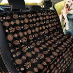 Aboriginal Boomerang Pattern Print Pet Car Back Seat Cover