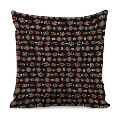 Aboriginal Boomerang Pattern Print Pillow Cover