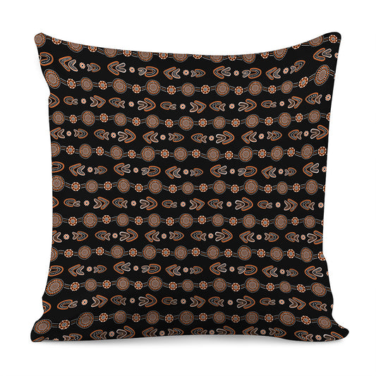 Aboriginal Boomerang Pattern Print Pillow Cover
