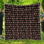 Aboriginal Boomerang Pattern Print Quilt