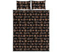 Aboriginal Boomerang Pattern Print Quilt Bed Set