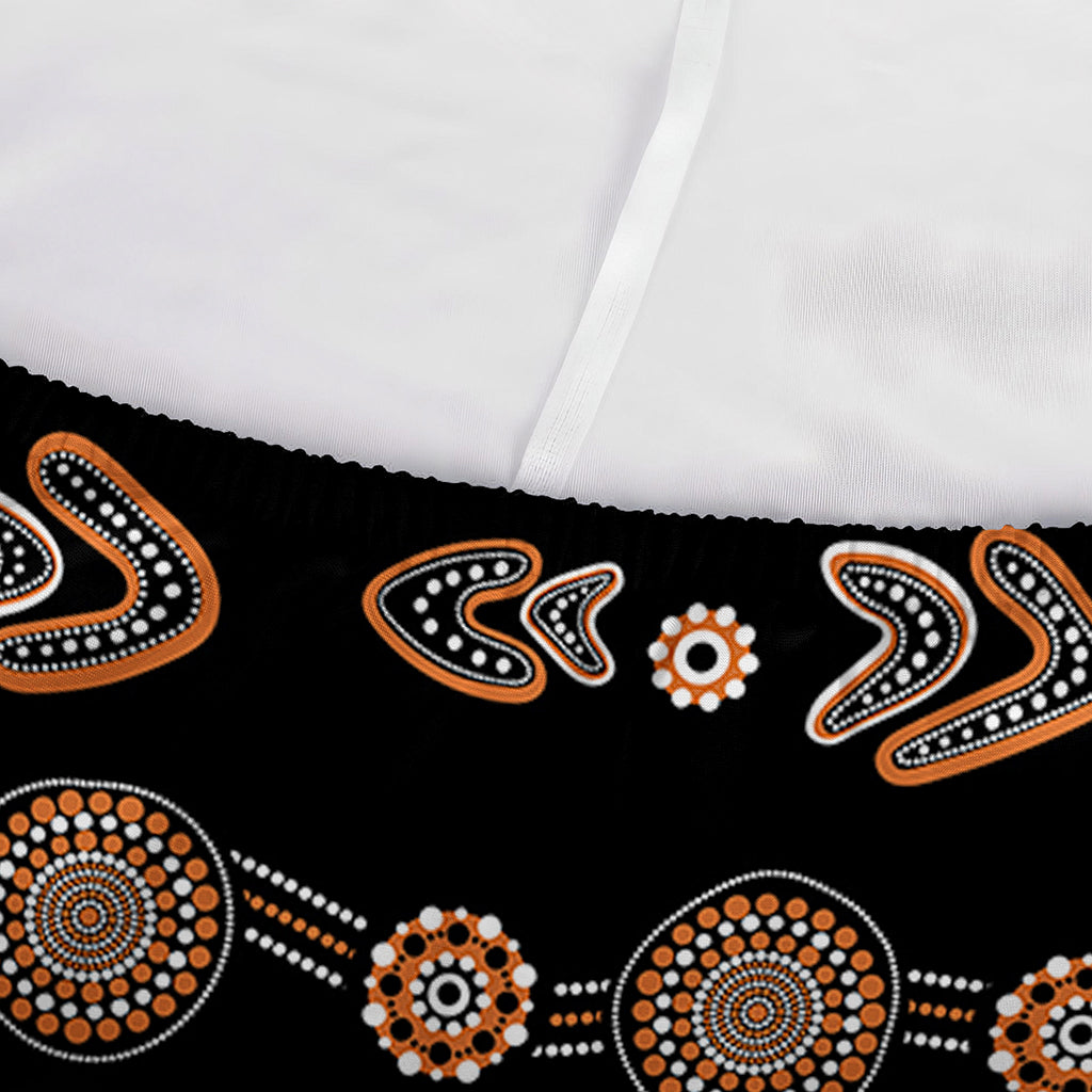 Aboriginal Boomerang Pattern Print Sofa Cover