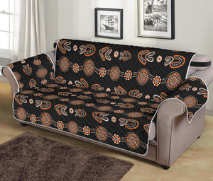 Aboriginal Boomerang Pattern Print Sofa Protector