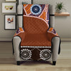 Aboriginal Dot Boomerang Print Armchair Protector