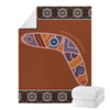 Aboriginal Dot Boomerang Print Blanket