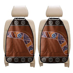 Aboriginal Dot Boomerang Print Car Seat Organizers
