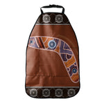 Aboriginal Dot Boomerang Print Car Seat Organizers