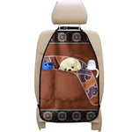 Aboriginal Dot Boomerang Print Car Seat Organizers