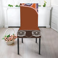 Aboriginal Dot Boomerang Print Dining Chair Slipcover