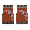 Aboriginal Dot Boomerang Print Front Car Floor Mats