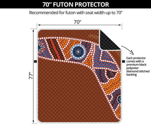 Aboriginal Dot Boomerang Print Futon Protector