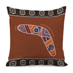 Aboriginal Dot Boomerang Print Pillow Cover