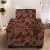 Aboriginal Indigenous Dot Pattern Print Armchair Slipcover