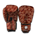 Aboriginal Indigenous Dot Pattern Print Boxing Gloves