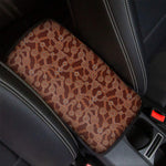 Aboriginal Indigenous Dot Pattern Print Car Center Console Cover